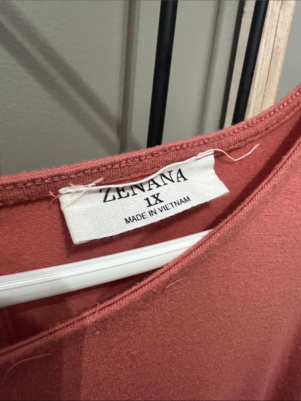 Zenana Dusty Coral Short Sleeve Romper 1X Casual - Picture 2 of 7